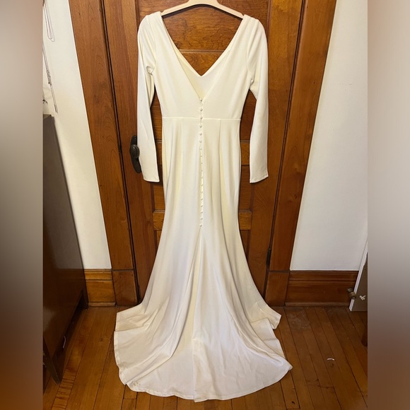 Lulus Feeling of Forever White Long Sleeve Mermaid Maxi Dress - mordernwear.com Lulus Feeling of Forever White Long Sleeve Mermaid Maxi Dress - mordernwear.com